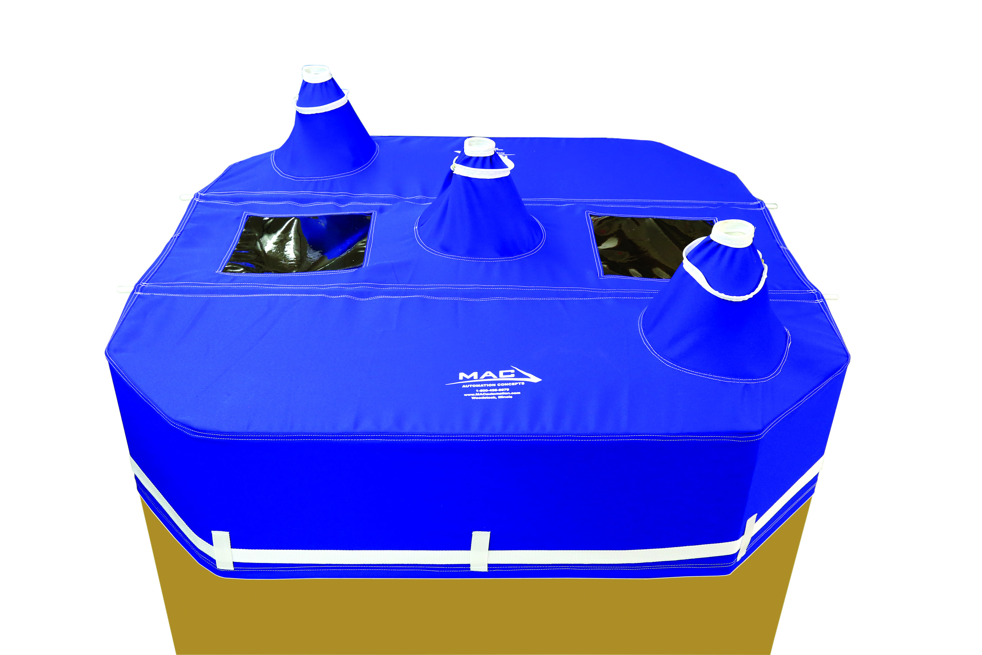 Mac makes gaylord covers with adjustable design Plastics News